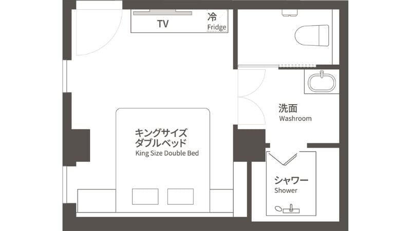 Doppelzimmer, Nichtraucher (King)