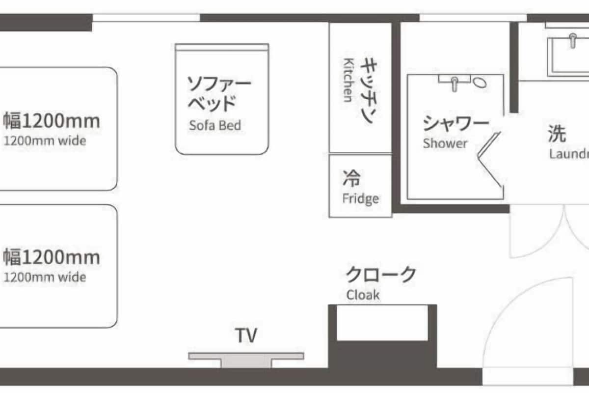 스탠다드 트윈룸, 금연 | 무료 WiFi