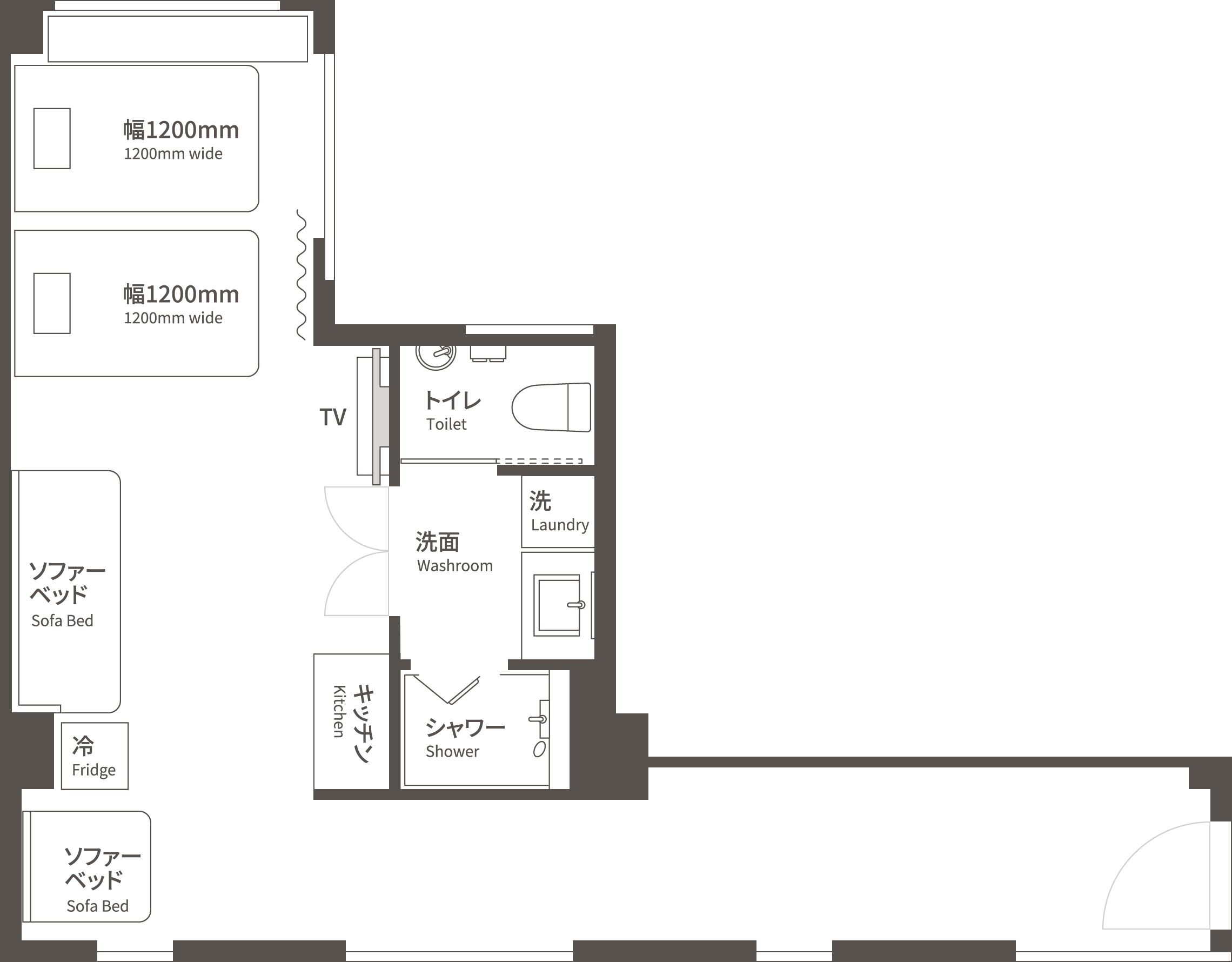 Twin Room, Non Smoking, Corner | Free WiFi