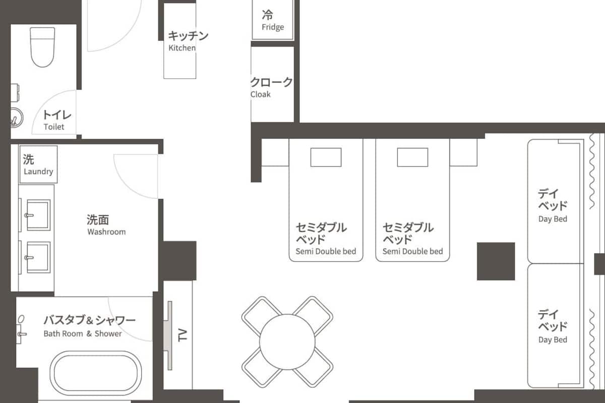 Junior Room, Non Smoking (Suite) | Free WiFi