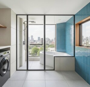 Deluxe Twin Room, Garden View | Bathroom | Slippers - EN The House Asakusa Nitenmon (Taito City)