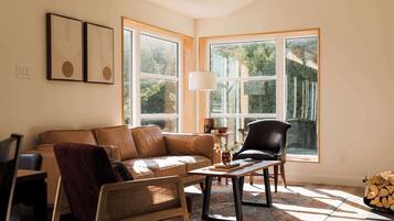 TV, fireplace, offices