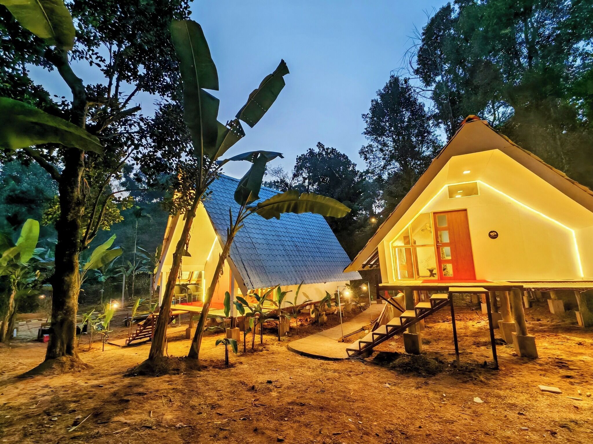 Façade de l’hébergement