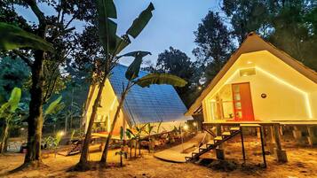 Façade de l’hébergement