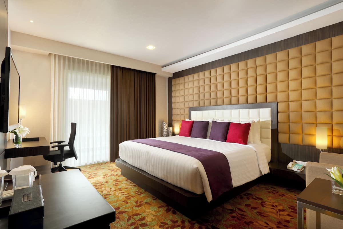 Executive Suite | Desk, iron/ironing board