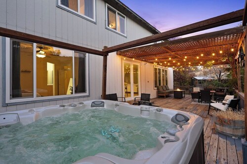 Iconic Retreat Basketball Court Hot Tub Game Loft