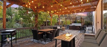 Iconic Retreat Basketball Court Hot Tub Game Loft