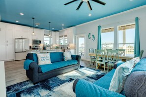 Télévision, cheminée