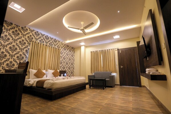 Habitación Deluxe | Espacio para trabajar con laptop y wifi gratis 