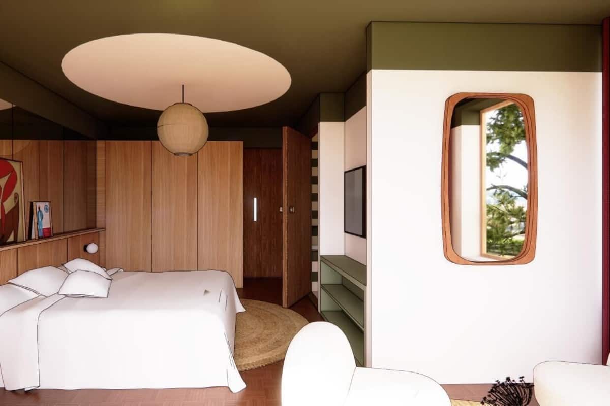Standard Room, 1 Queen Bed, Non Smoking, Ground Floor | In-room safe, desk, laptop workspace, iron/ironing board