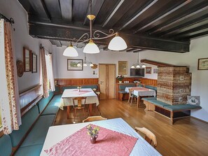 Dining - Triple room, shower, WC, south (3 - 6 nights) - Ferienhof Rabenreith (Großraming)