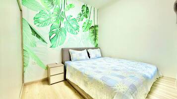 2 dormitorios, tabla de planchar con plancha, wifi