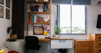 The Alexa tiny apartment city view for 3 guests