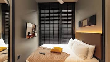 Executive-lejlighed - 3 soveværelser - balkon - bjergudsigt | Pengeskab på værelset, arbejdsområde til bærbare computere