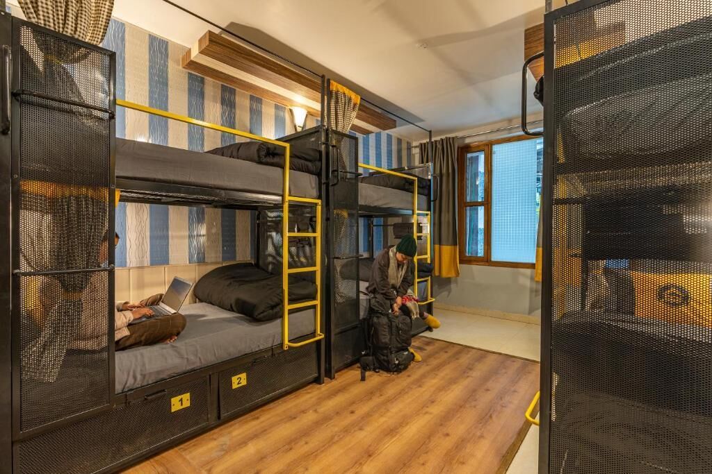 Bed in 6 Bed Female Dormitory | Blackout curtains, iron/ironing board, free WiFi, bed sheets