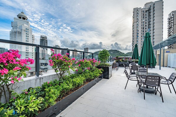 Terrasse sur le toit