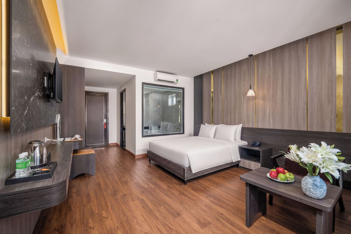 Suite Room Cityview with Bathtub | Premium-sengetøj, dundyner, senge med madrasser af memory foam, minibar