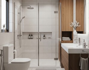 Apartamento, 2 habitaciones, balcón | Baño | Bidé