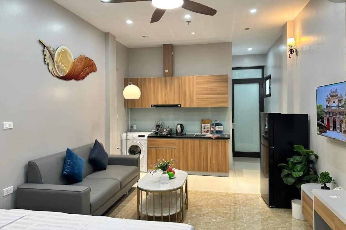 Deluxe Apartment | Kalis bunyi, seterika/papan seterika, Wi-fi percuma 