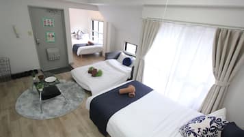 1 slaapkamer, beddengoed