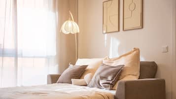 1 chambre, fer et planche Ă repasser, Wi-Fi, draps fournis