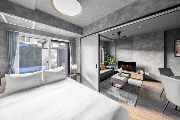 Iron/ironing board, free WiFi - HANA 102 (Sapporo)