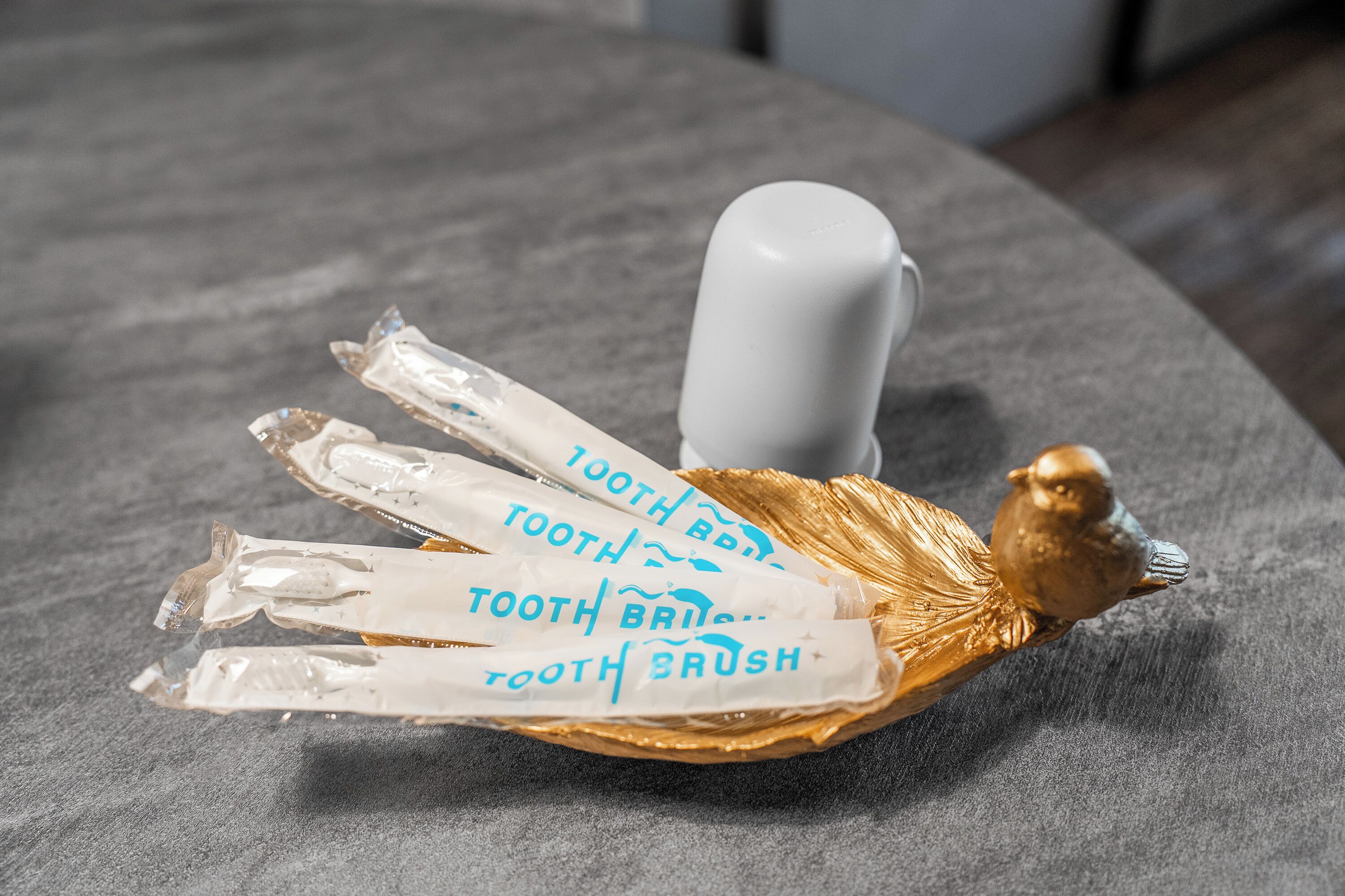 A decorative item with text on it.
