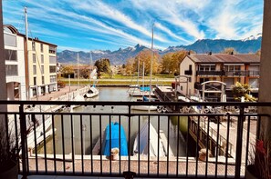Property grounds - Cosy loft on Lake Geneva. (Port-Valais)