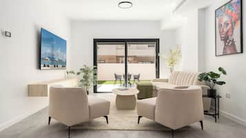 公寓, 庭院景观 | 起居区