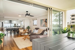 TV, offices - Shara Seaside Oasis—Poolside Living by Alex Beach (Maroochydore Region)
