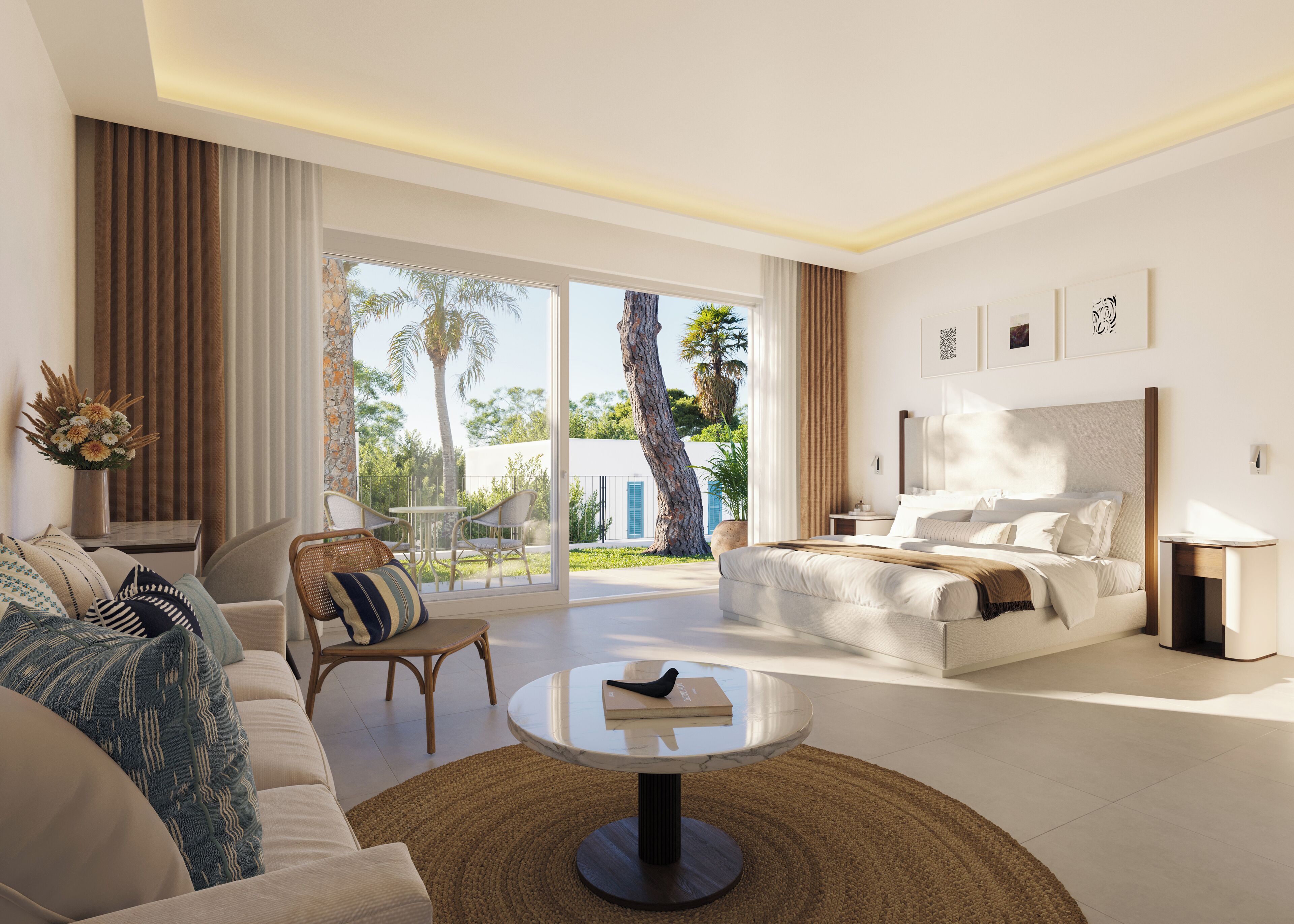 Suite Junior, vue mer (Villas | Private Garden) | Literie de qualité supérieure, minibar, décoration personnalisée