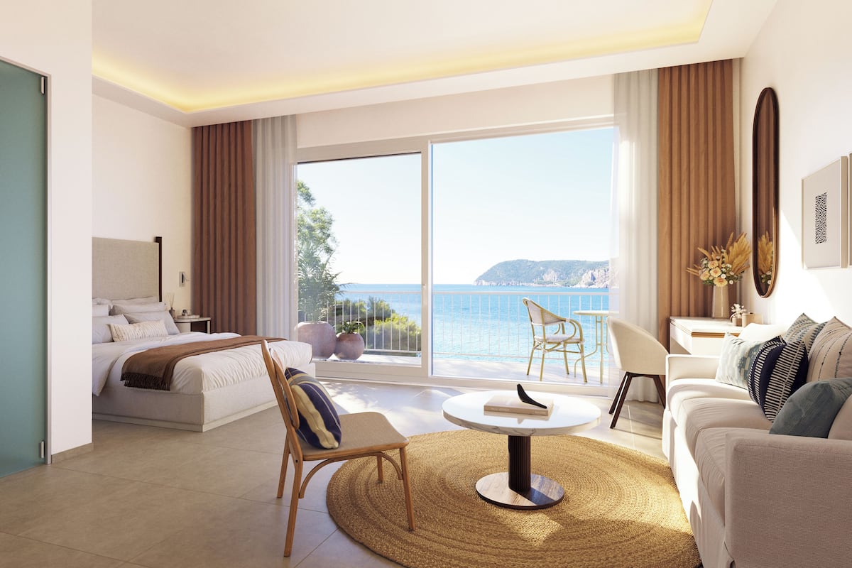 Junior Suite, Oceanfront (Villas) | Premium bedding, minibar, individually decorated, individually furnished