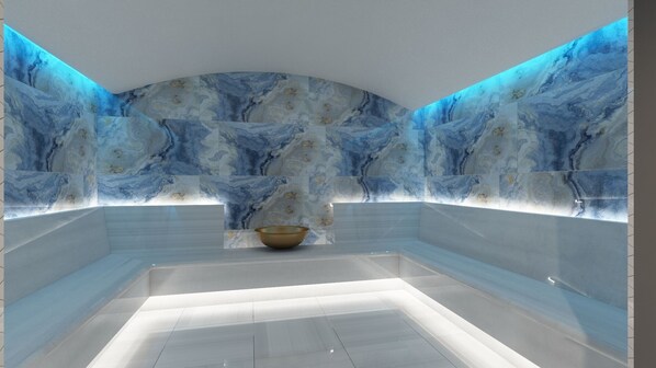 Sauna, Whirlpool, Dampfbad, Massageanwendungen