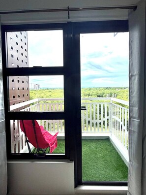 Apartment, 1 Schlafzimmer, barrierefrei, Raucher | Balkon