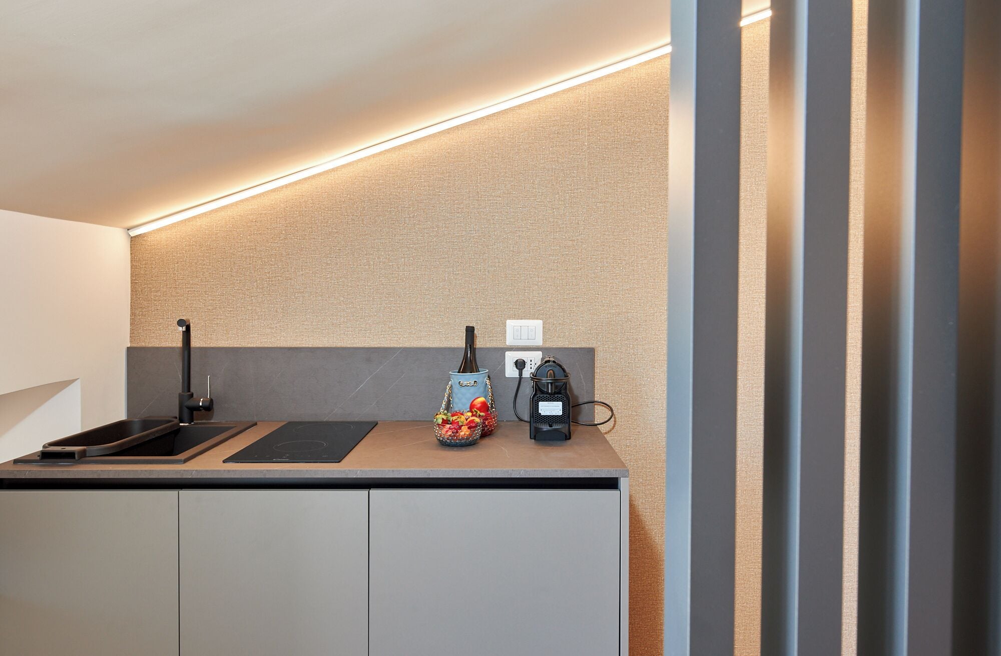 Design-Doppelzimmer, Gartenblick | Eigene Küche | Mini-Kühlschrank, Herdplatte, Kochgeschirr/Geschirr/Besteck