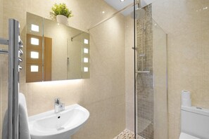 Shower, hair dryer
