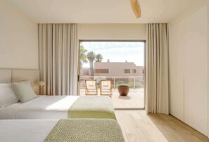 3 soverom, strykejern/-brett, reiseseng for barn og wi-fi