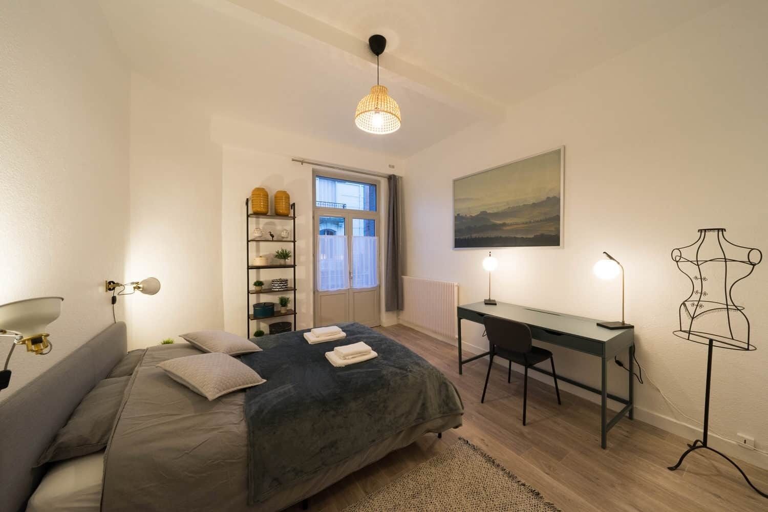 2 Schlafzimmer, Bügeleisen/Bügelbrett, kostenloses WLAN, Bettwäsche