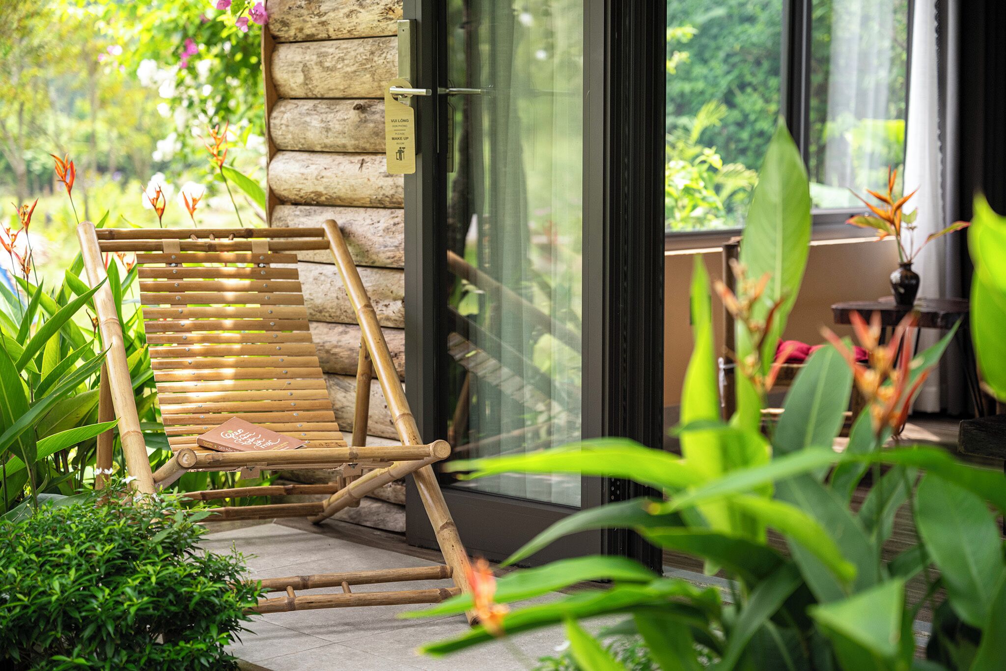 Deluxe-Bungalow, Gartenblick | Terrasse/Patio