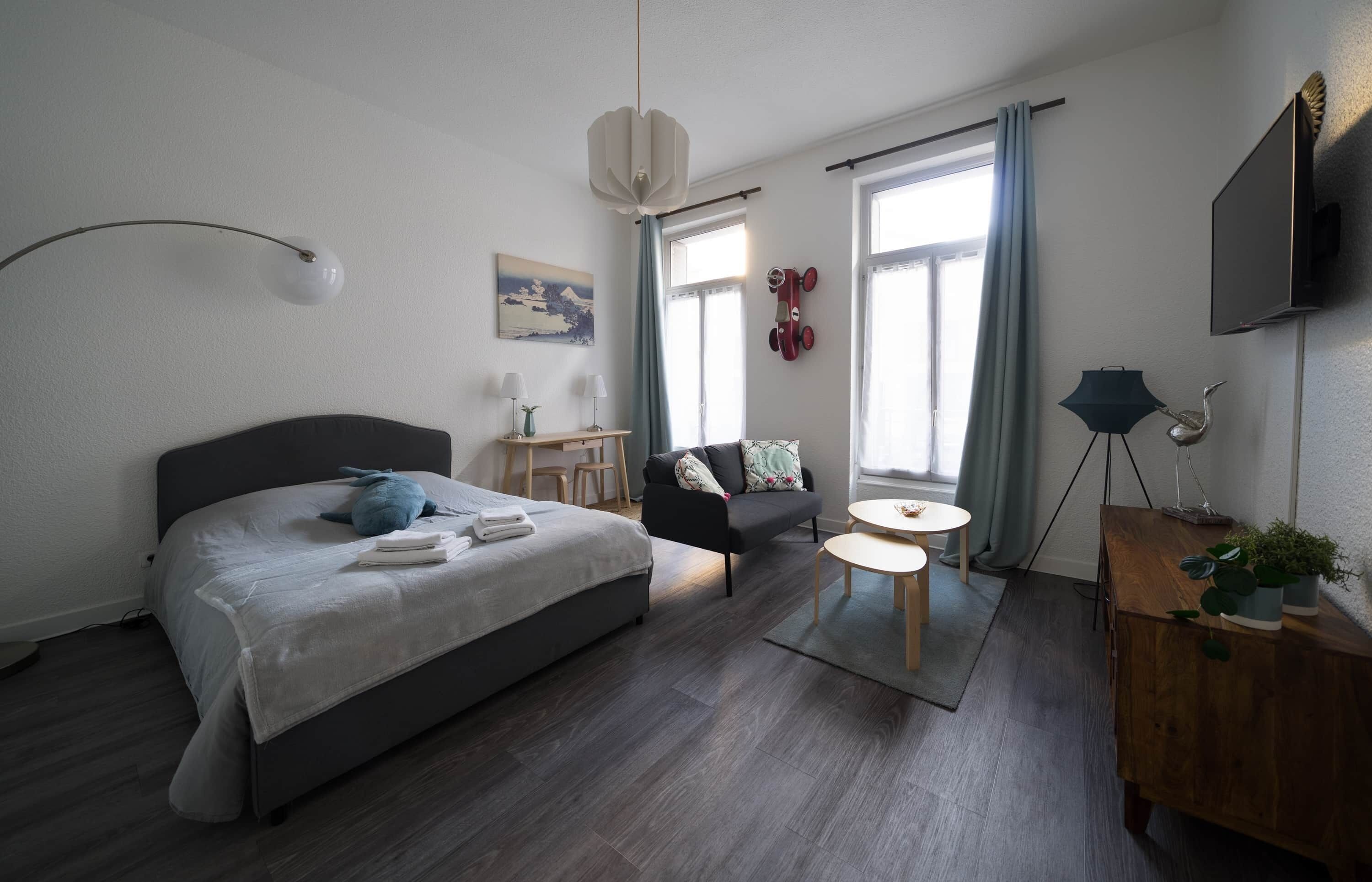 1 Schlafzimmer, Bügeleisen/Bügelbrett, kostenloses WLAN, Bettwäsche