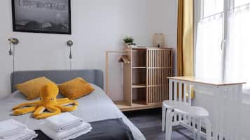1 Schlafzimmer, Bügeleisen/Bügelbrett, kostenloses WLAN, Bettwäsche