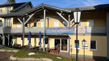 Voorkant van accommodatie