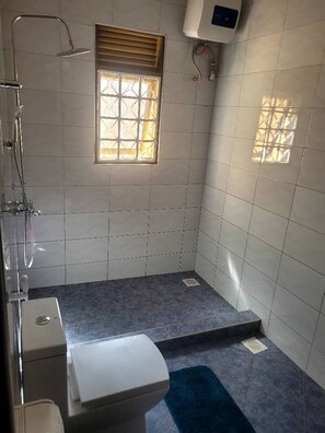 House, 3 Bedrooms, Accessible, Smoking | Bathroom shower - Scandinavia-nordic House in Entebbe (Entebbe)
