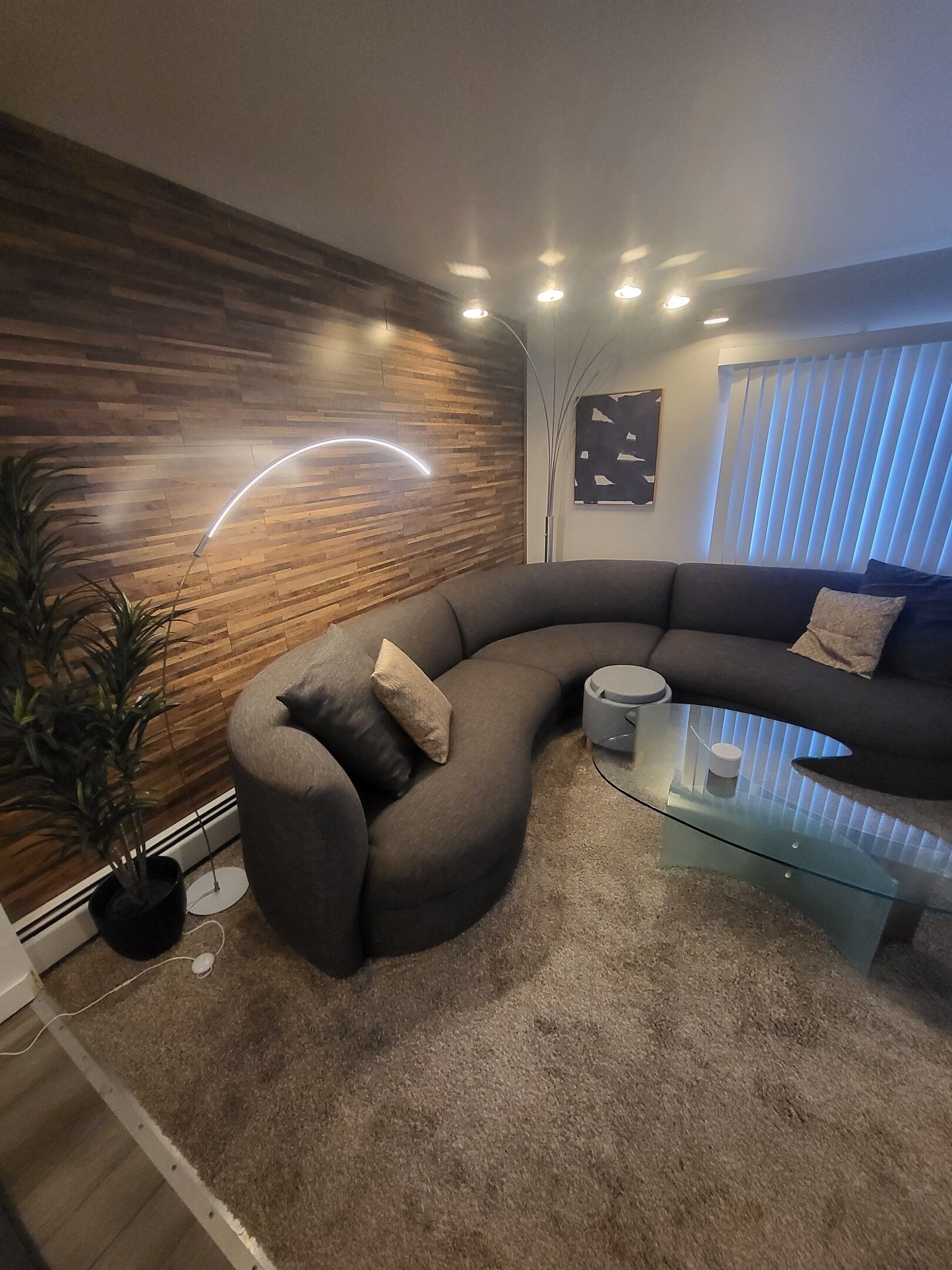 Smart TV, books, stereo