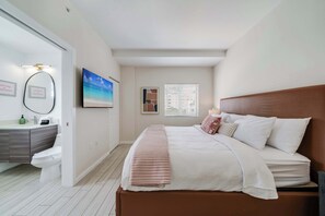 2 bedrooms, iron/ironing board, travel crib, WiFi