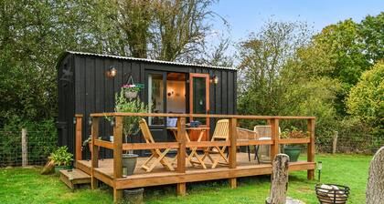 Deer Shepherds Hut - a holiday let that sleeps 2 guests in 1 bedroom