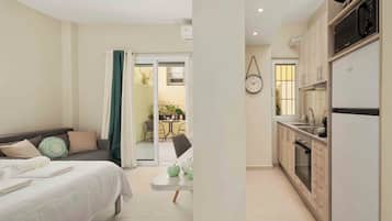 1 makuuhuone, silitysrauta/-lauta, internet, vuodevaatteet