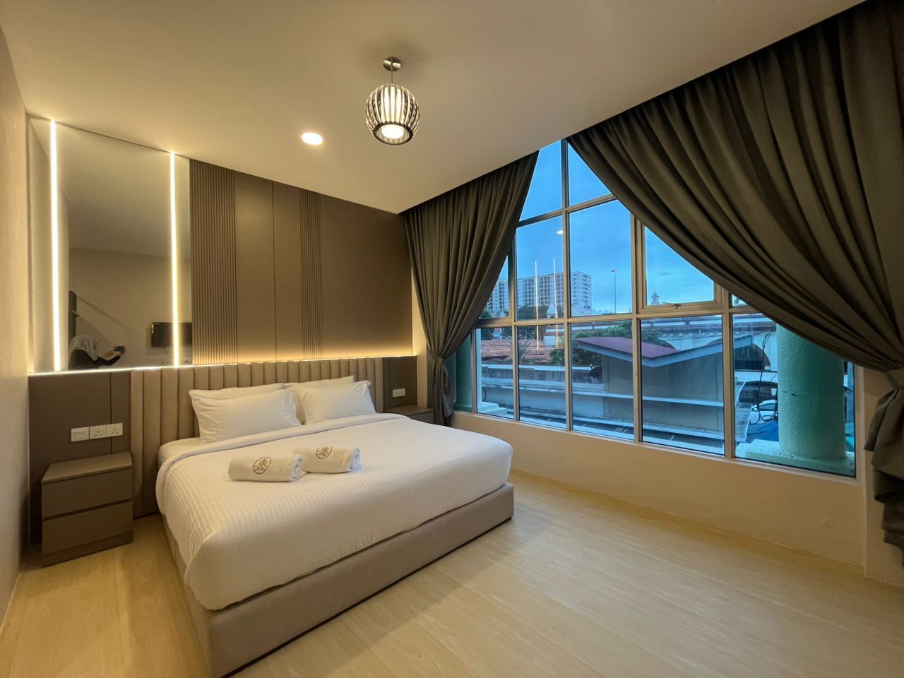 Blackout drapes, iron/ironing board, free WiFi