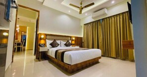 Family Double Room, City View | In-room safe, blackout drapes, soundproofing, iron/ironing board - The Grace b&B (New Delhi)