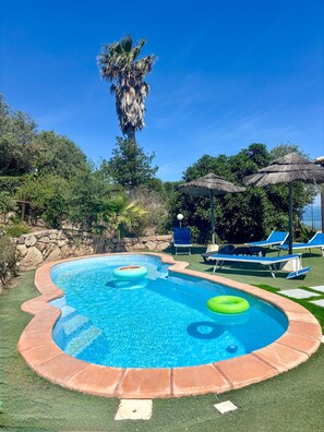 Pool - Villa 'Loft Irene with Private Pool', Sea View, Wi-Fi and Air Conditioning (tergu)
